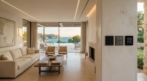 La estética del control: Pantallas y pulsadores KNX de alta gama en Mallorca